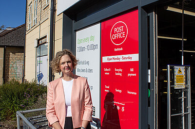 Anna Sabine at Radstock post Office