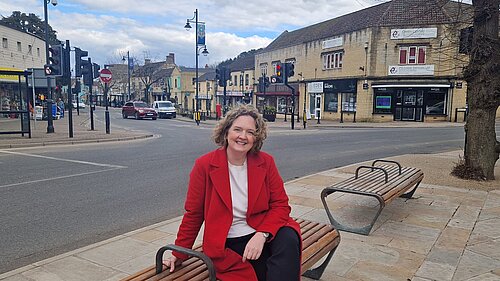 Anna Sabine MP in Midsomer Norton