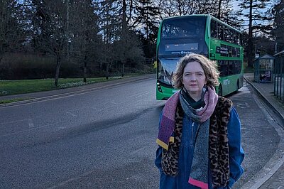 Anna Sabine MP and bus