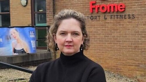 Anna Sabine MP at Frome Leisure Centre